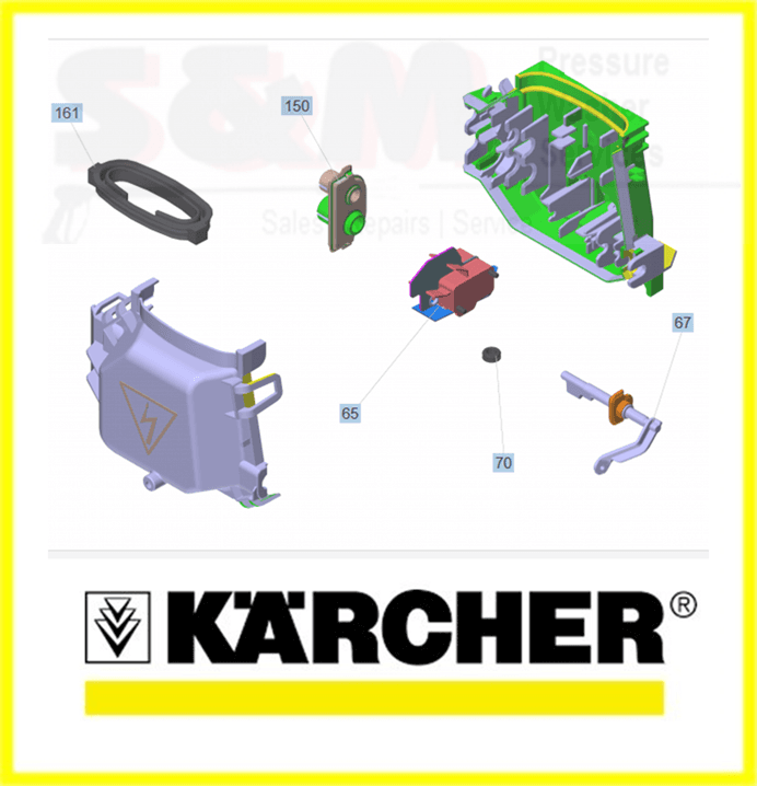 Karcher Complete Electric Box and Switch 28853750 for HD 5/12 and 6/13 C 2.885-375.0