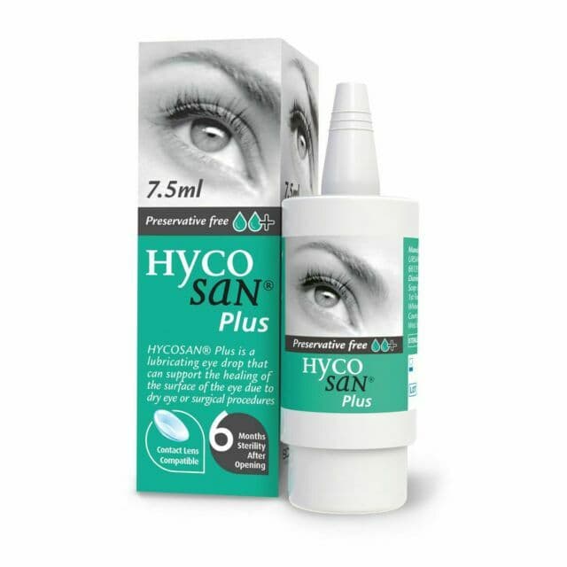 DISCOUNTED Hycosan Plus + Preservative-Free Lubricating DRY EYE drops **