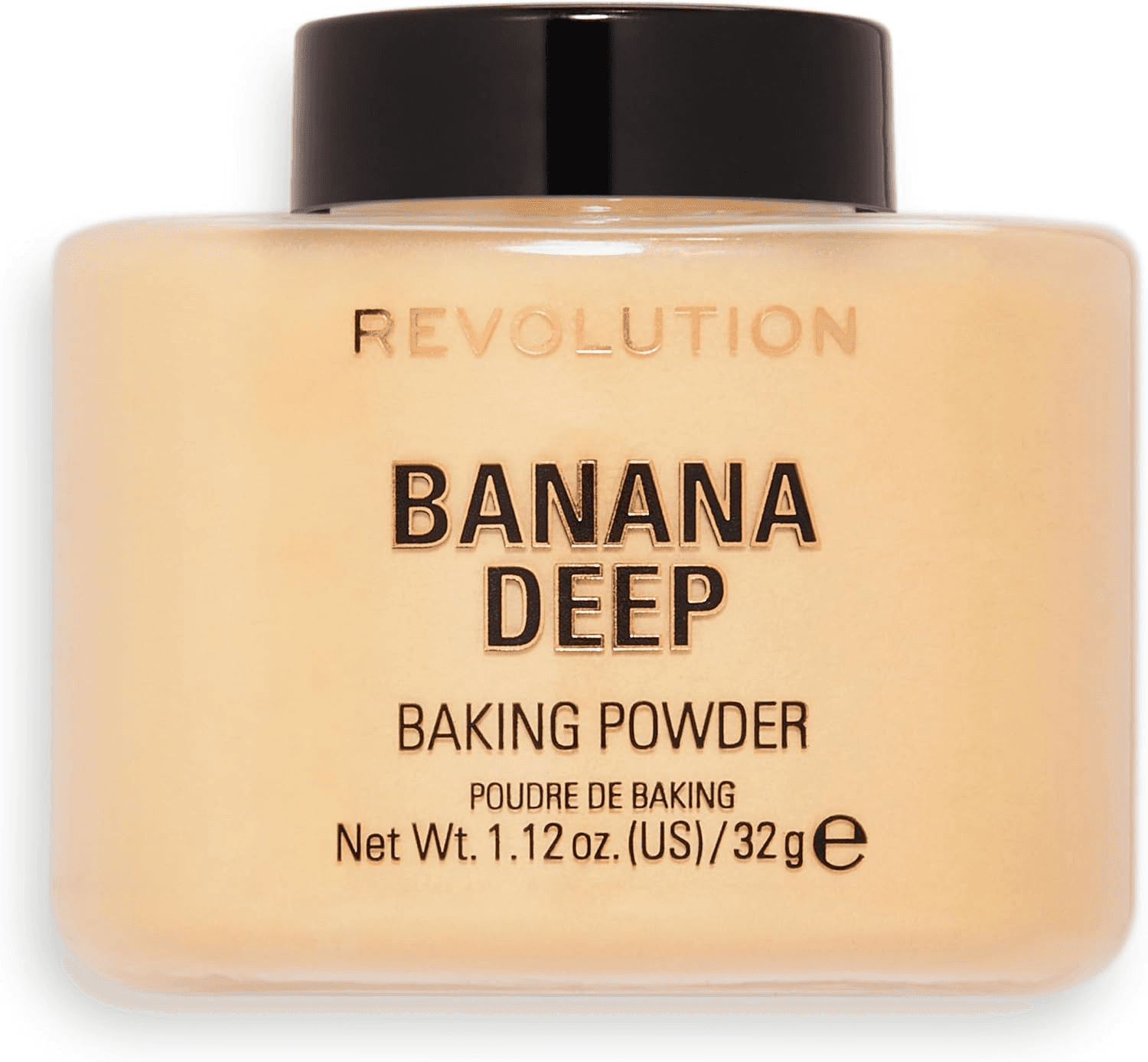 Revolution| Loose Baking Powder| Prolongs Makeup Wear| Setting Banana Deep| For