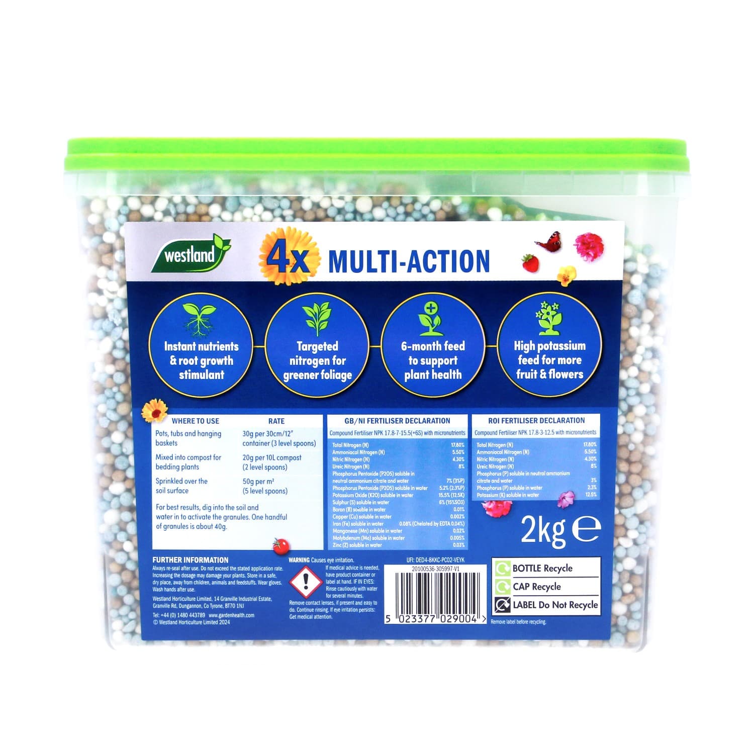 Westland Boost Slow Release Plant Food 2kg All Purpose 6 Month Feed Healthy view 2