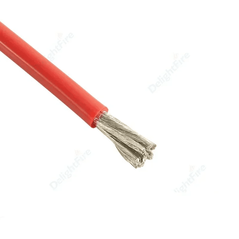 Red Black Silicone Wire High Temp Tinned Copper Cable Battery Solar Automotive