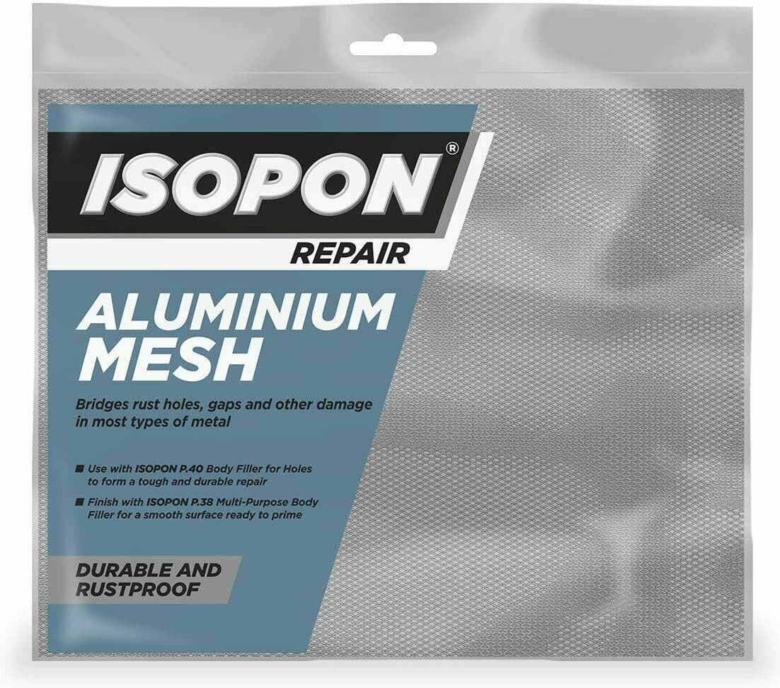 U-POL Isopon Aluminium Mesh Car Body Strong Repair Reinforcing Filler 10''x 8''