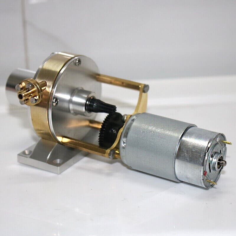 JB-C Live Steam Turbine Generator Unit| 20,000 RPM| Brass/Aluminium Build