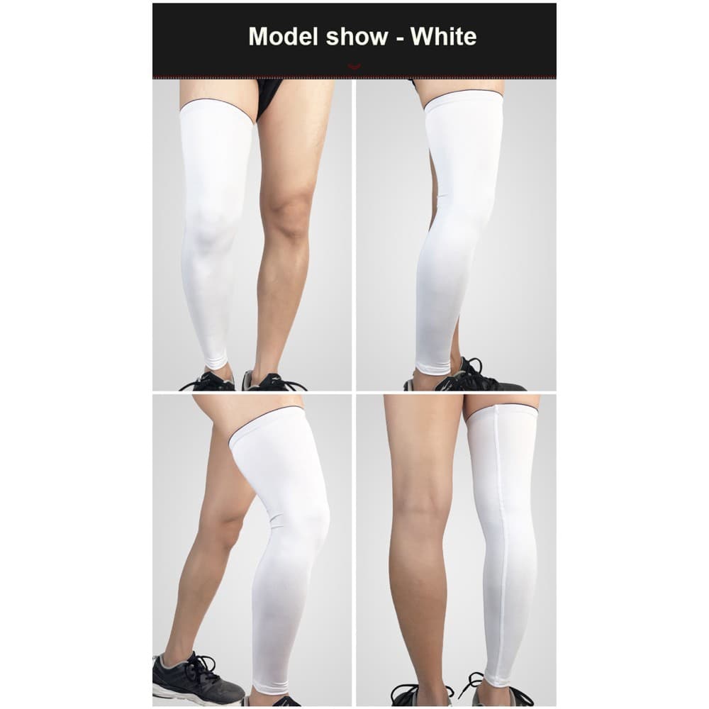 Knee Leg Brace Long Sleeve Compression Outdoor Basketball Football Protective