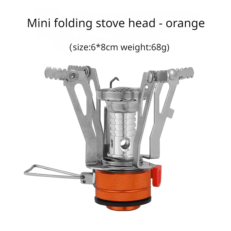 Outdoor Picnic Camping Integrated Mini Stove Head Portable Stove with Electronic