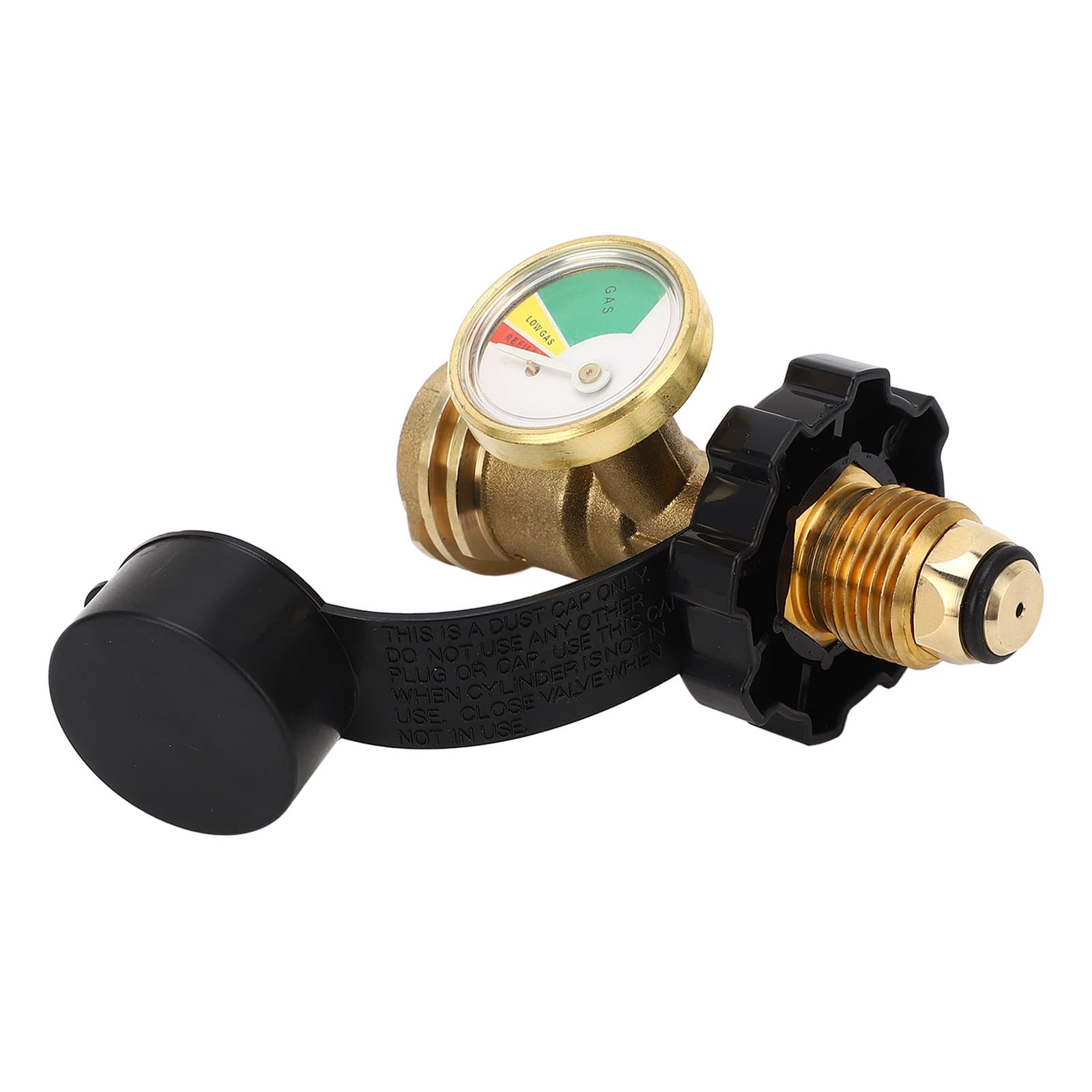 Gas Tank Pressure Gauge1 Converts 5‑100lb Gas Cylinder Interface Pressure Meter❀ view 2