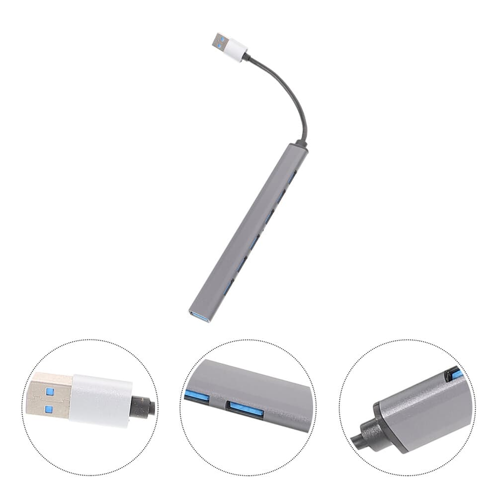 Desktop Usb Hub Splitter for Laptop Port Expander Computer Extender view 2