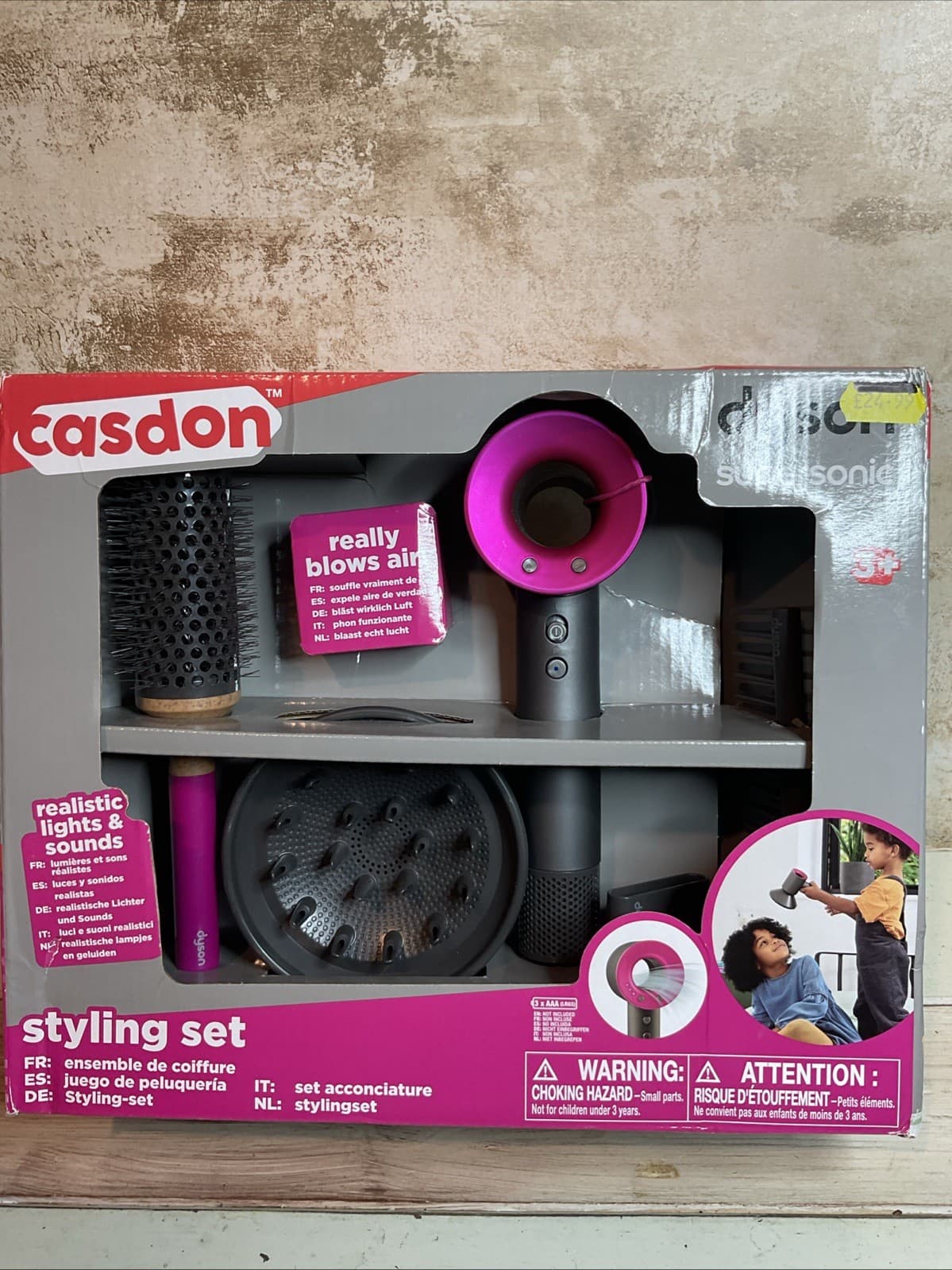 Casdon Dyson Styling Set Supersonic Toy. Age 3+| New / Boxed.