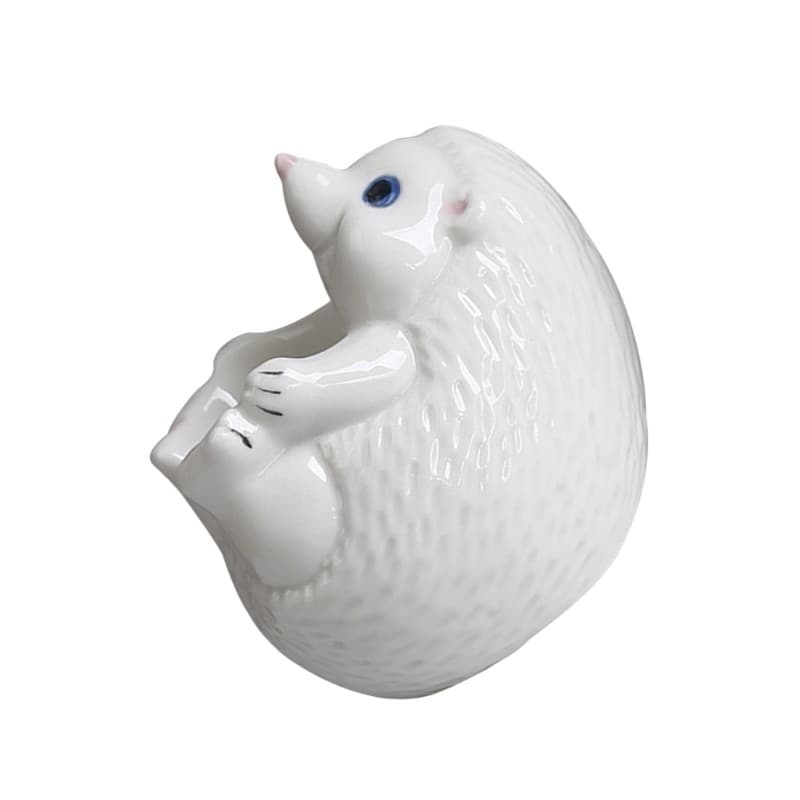 Cartoon Hedgehog Ceramic Eggs Cup Fun Breakfast Tableware For Kids And Families