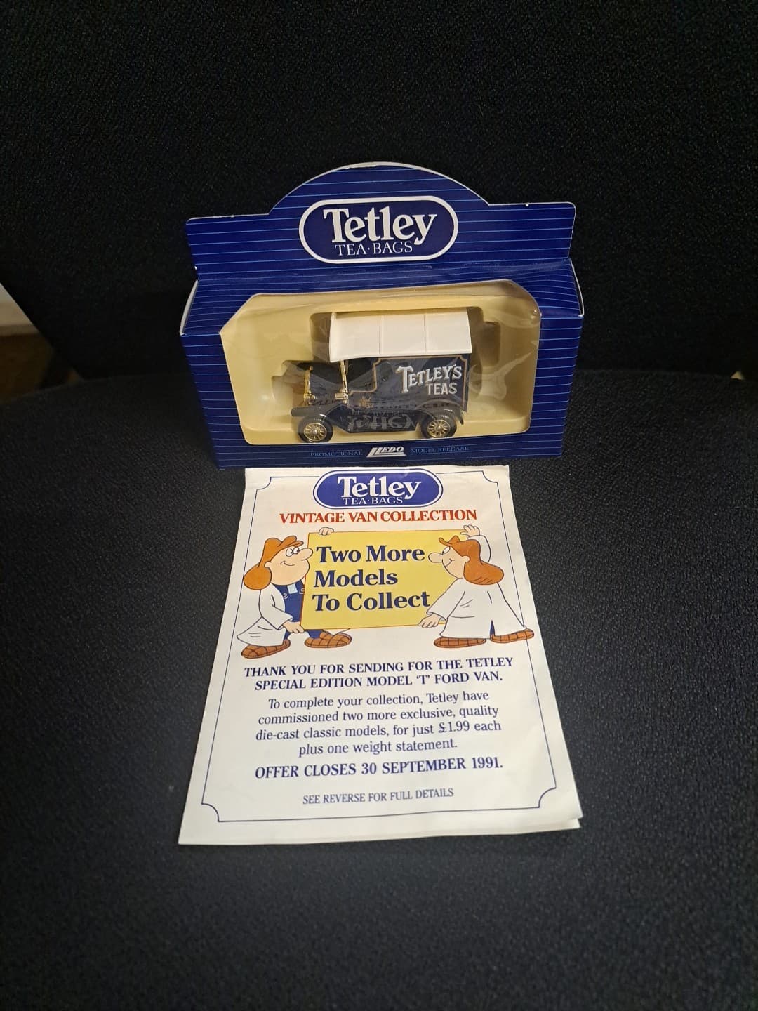 Tetley Tea Van Die Cast Collectible
