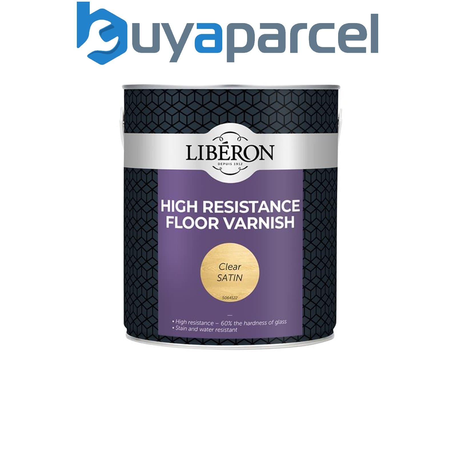 Liberon 024553 High Resistance Floor Varnish Clear Satin 2.5 litre LIBHRFVCS25L