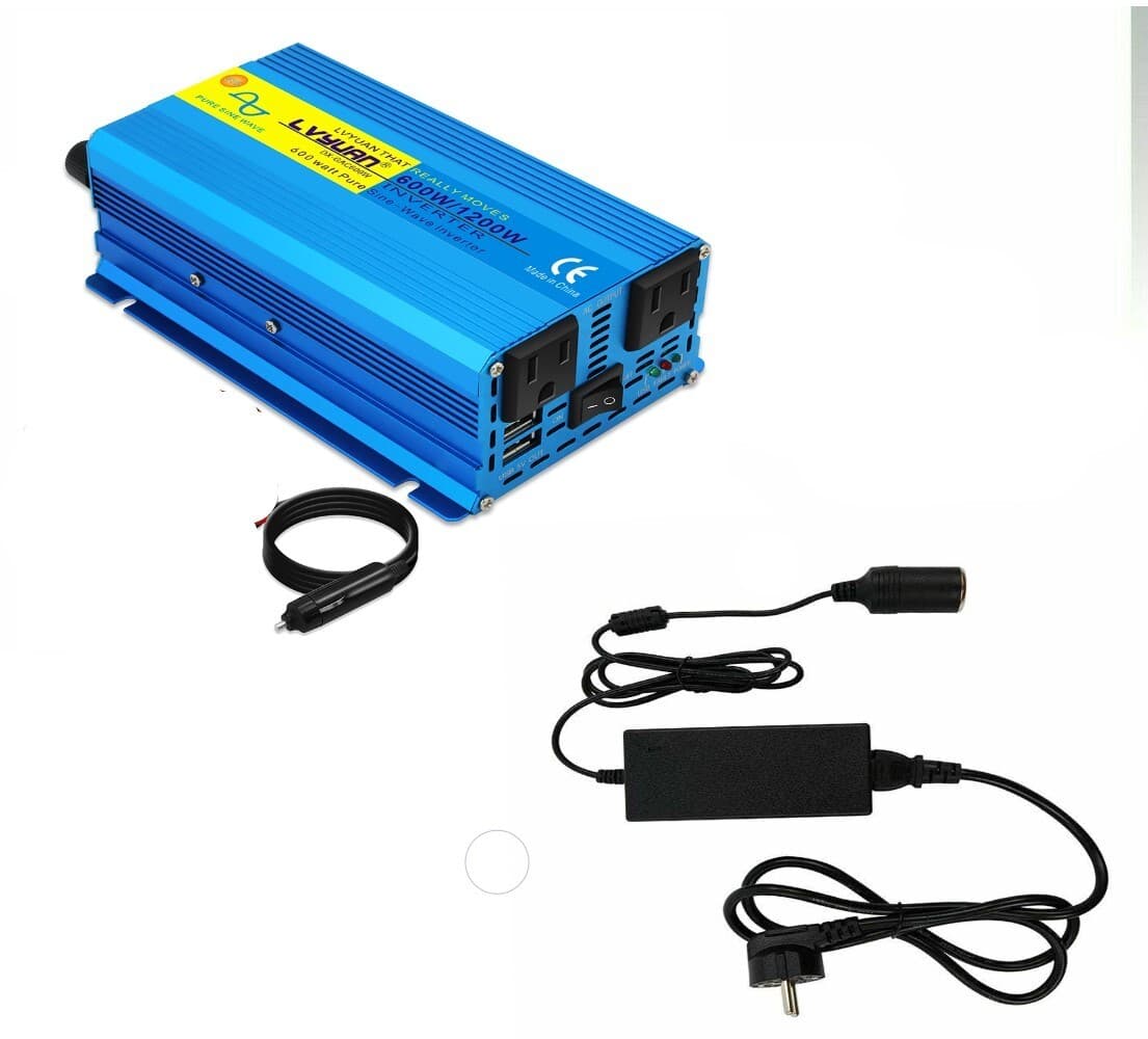 VOLTAGE AND FREQUENCY CONVERTER CHANGES FROM 220V 50HZ TO 110V 60HZ PURE WAVE