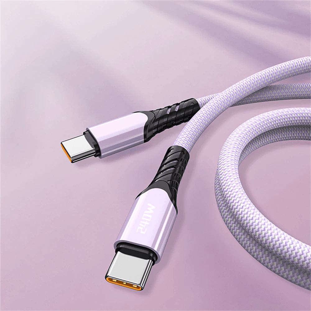 240W USB C Cable Fast Charger Power Wire MacBook Samsung Iphone 15 16 USB C to C