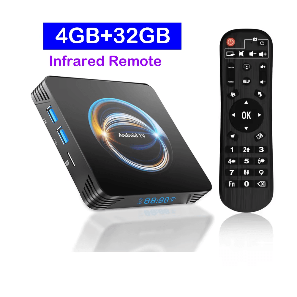 Smart TV Box Android 16 2026 X66 8K RK3528 Media Player Support Dual Wifi 5G 32G