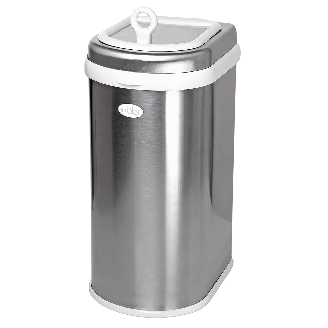 Petselect Ubbi Interior Pet Pail (Chrome) - Compatible With Commercially Availab