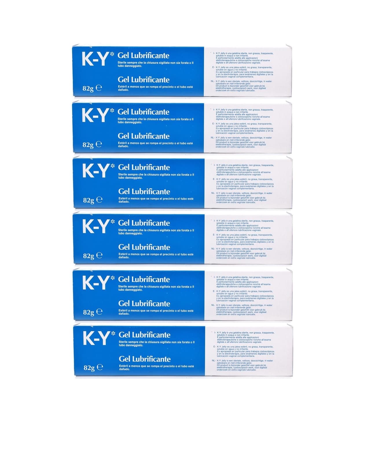 K-Y Jelly Personal Lubricant - 82g (Pack of 6)