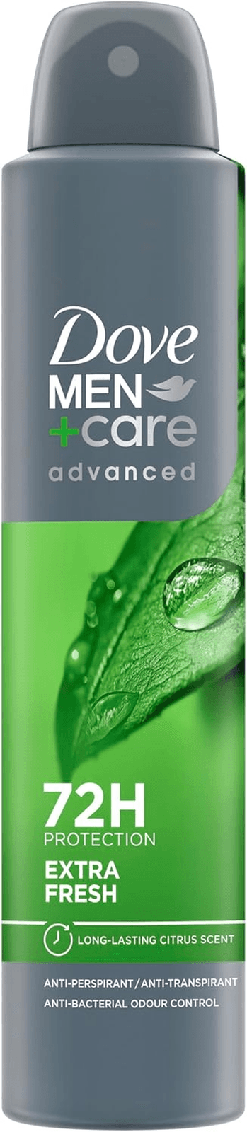 Dove Men+Care Advanced Extra Fresh Men'S Antiperspirant Deodorant Body Spray wit
