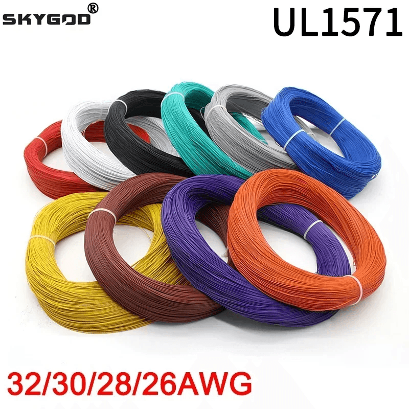 UL1571 Electronic Wire 32 30 28 26 AWG Flexible Cable PVC Insulated Tin-Plated C