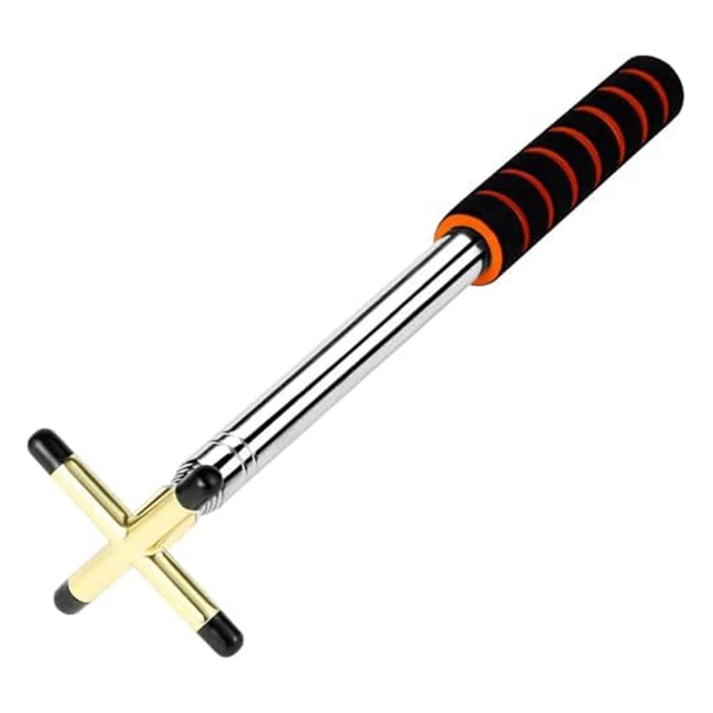 Telescopic Adjustable Billiard Cue Bridge with Brass Head and Zinc Alloy Handle