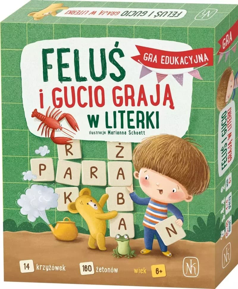 Feluś i Gucio grają w literki Nasza Księgarnia - gry