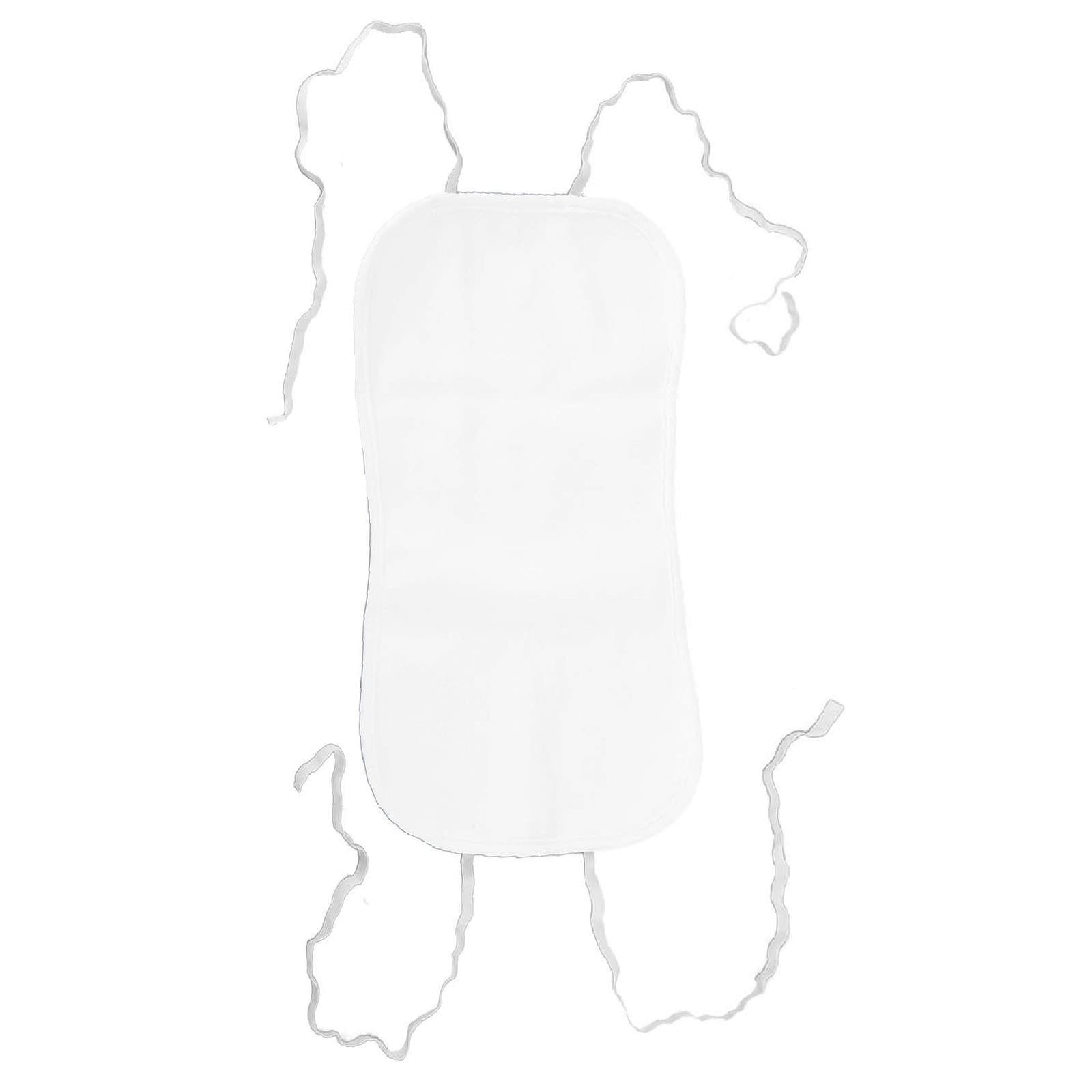 White Castor Oil Pack Washable Organic Cotton Castor Oil Pack Wrap Adjustab FI view 2
