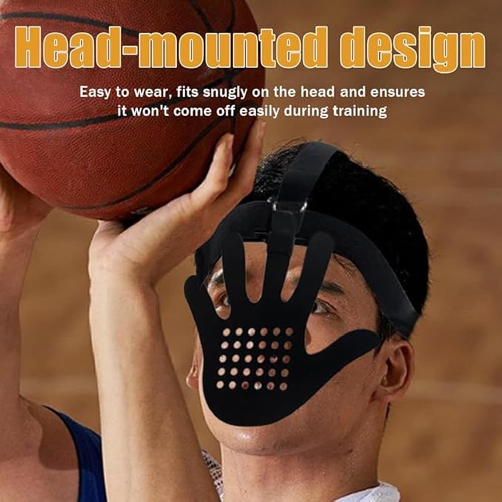 Basketball Face Guard 3D Eye-Blocking Dribble Training  Headband9941 view 2