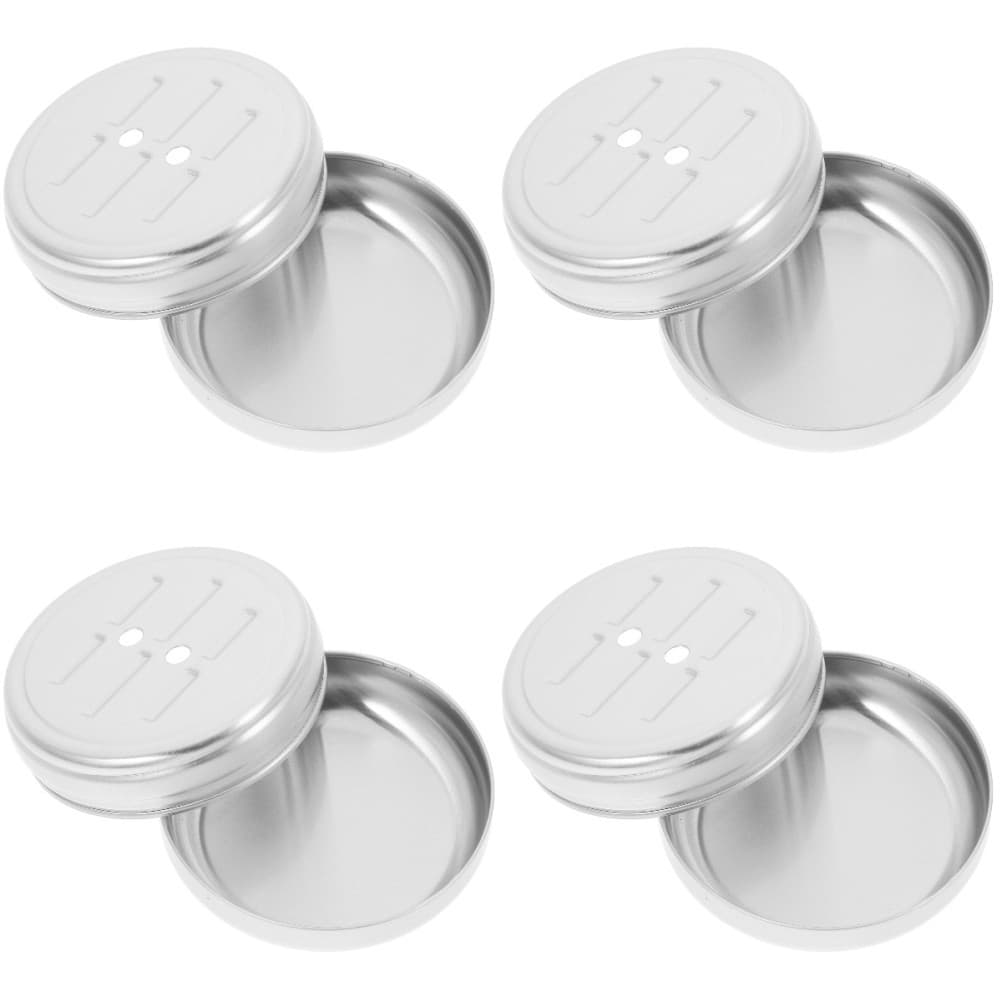 Small Jars Tea Coffee Sugar Aluminium Travel Soap Container Metal Storage