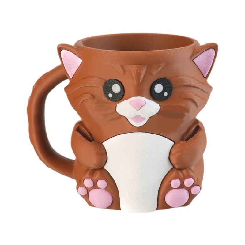 Plastic Ice Cream Pints Sleeve Ergonomic Handle Candy Drawer Design Animal Cup