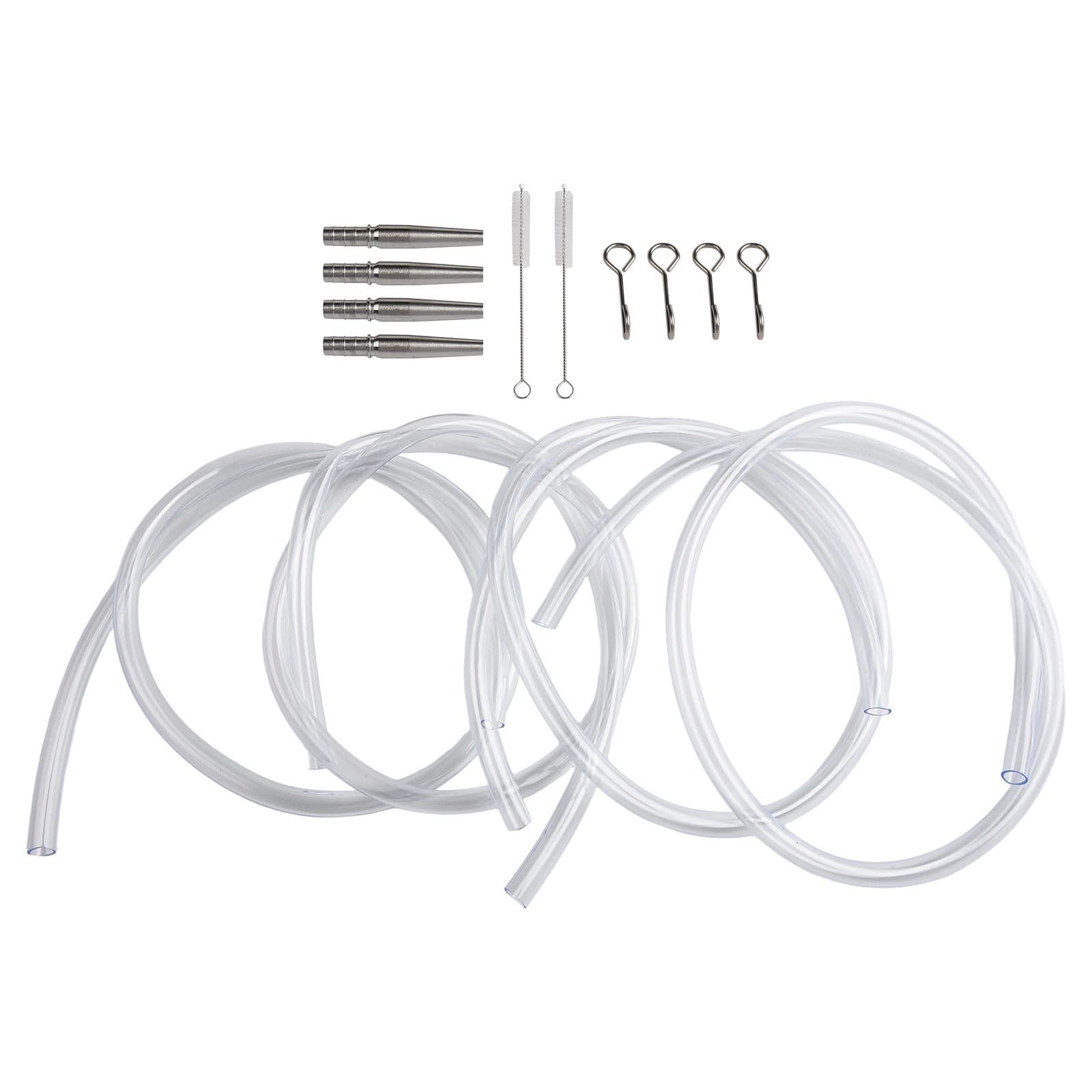 10 Piece Syrup Collection Kit with 4 Taps 4 Hooks 4 Tubes and 2 Brushes
