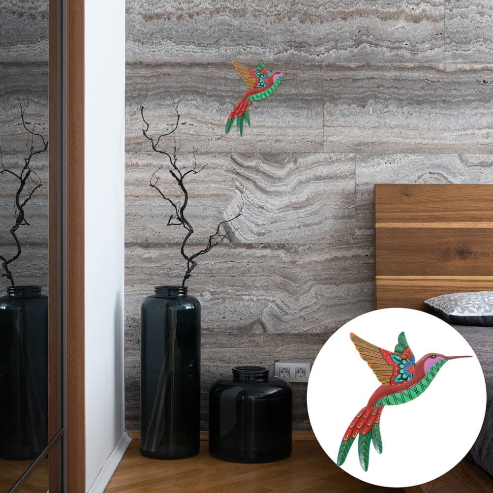 Iron Hummingbird Wall Decor Hummingbird Wall Art Decor for Home Living Room