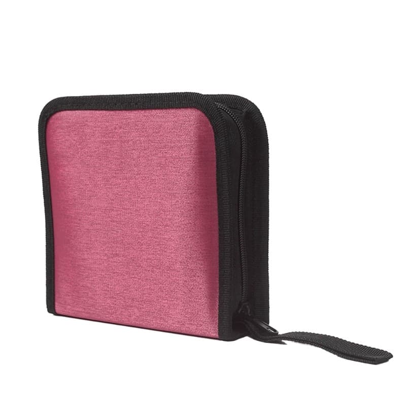 40Pcs DVD Discs Mercerized Fabric Handbag Storage Case- DVD Organizer
