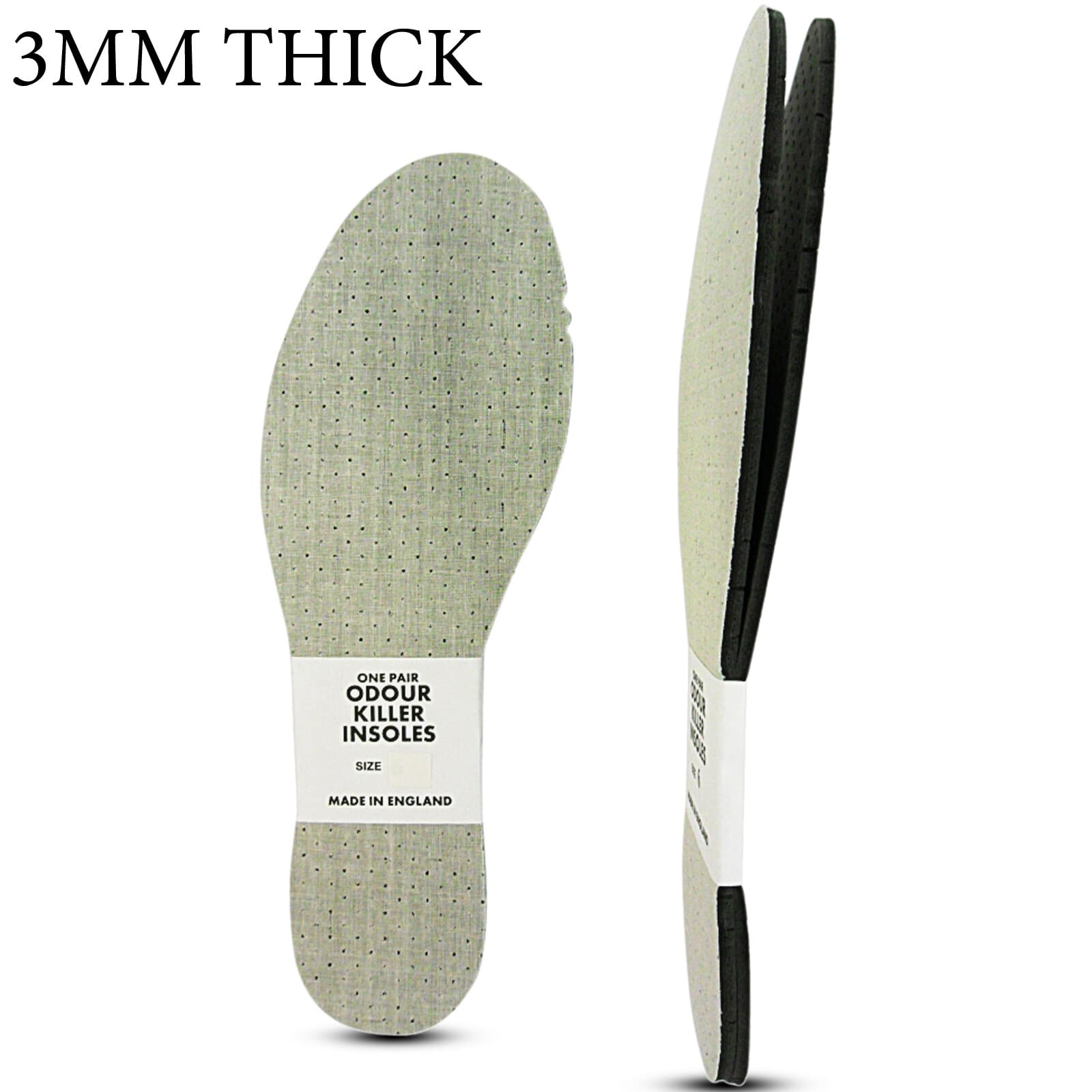 NEW MENS GENTS LADIES INSOLES THIN ODOUR EATERS PERFORATED WORK SPORTS WALKING