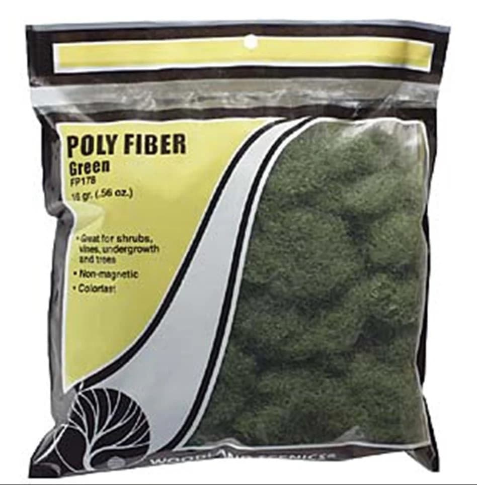 Woodland Scenics WFP178 FP178 Poly Fiber - Green view 2