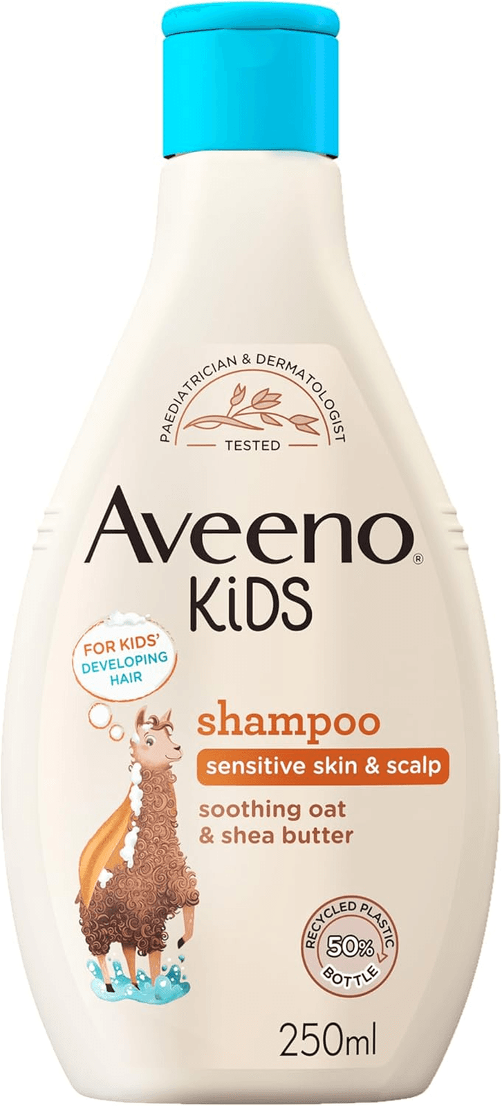 Kids Shampoo 250Ml | Enriched with Soothing Oat and Shea Butter | Childrens Shampo