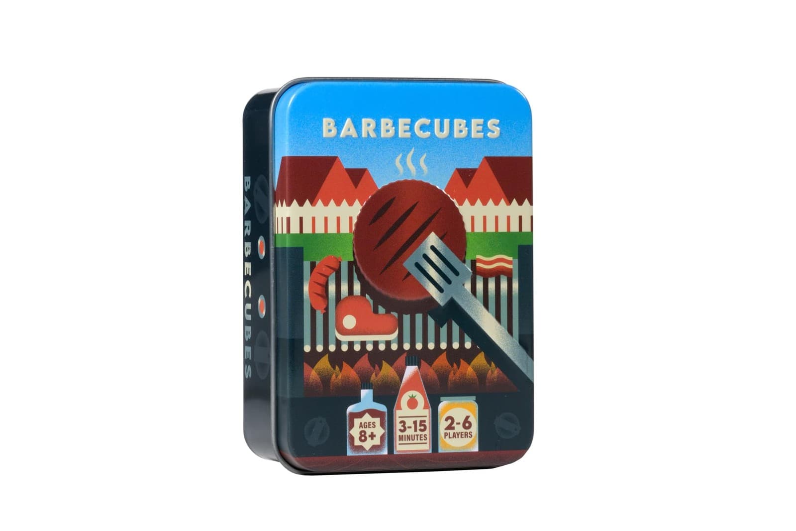Alley Cat Games Barbecubes - Meat Edition - A Tinderblox Sequel - Dexterity Stac