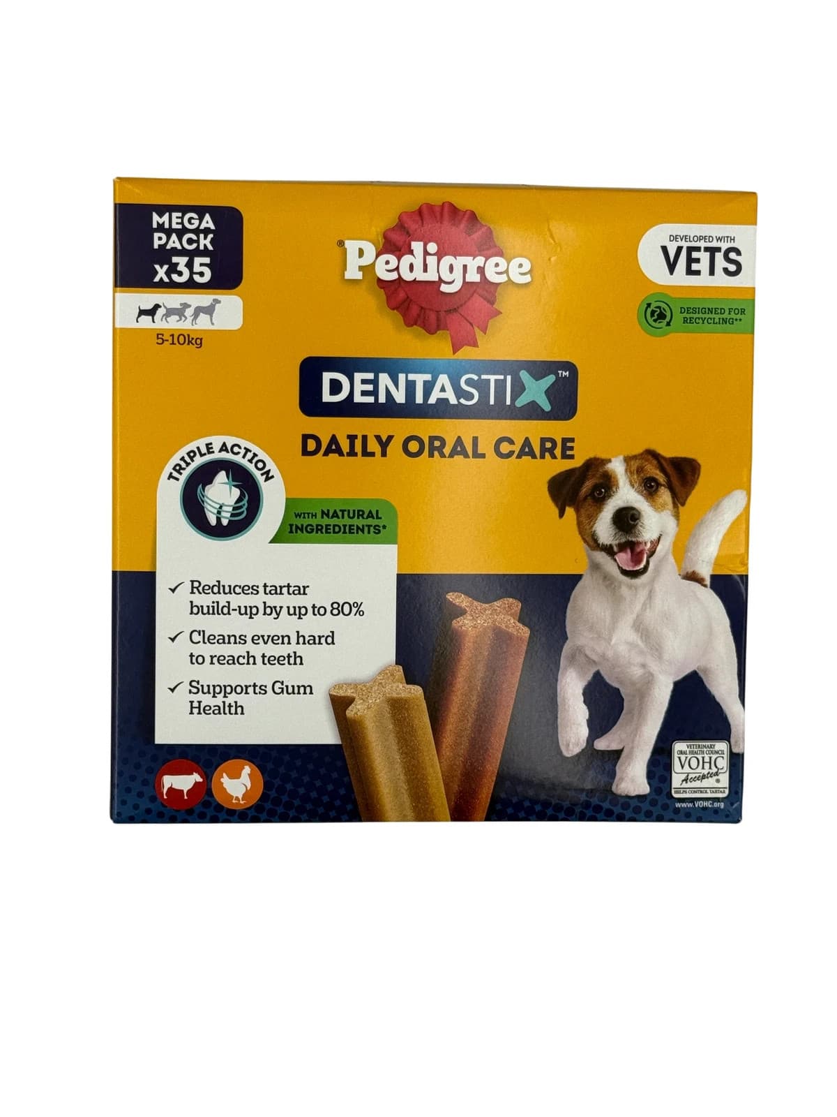 Pedigree Dentastix Daily Small Dog Treats 35 Dental Sticks
