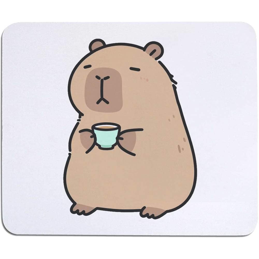 'Capybara with Tea' Mouse Mat / Desk Pad (MO00046086)