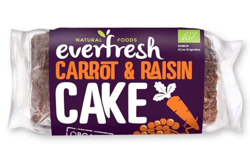 Carrot and Raisin Cake| Organic 350g (Everfresh Natural Foods)