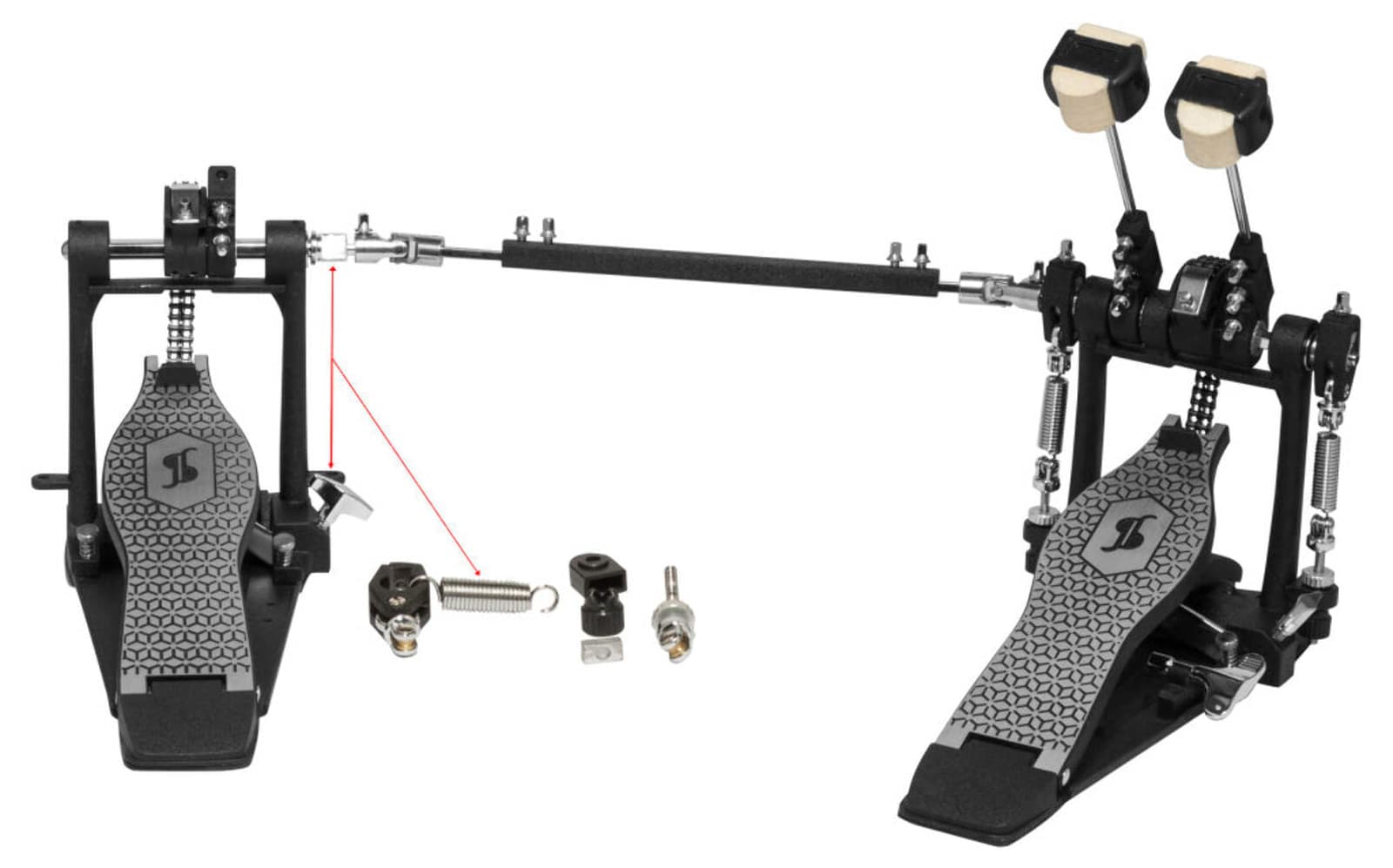 Stagg Double Pedal With Double Chain