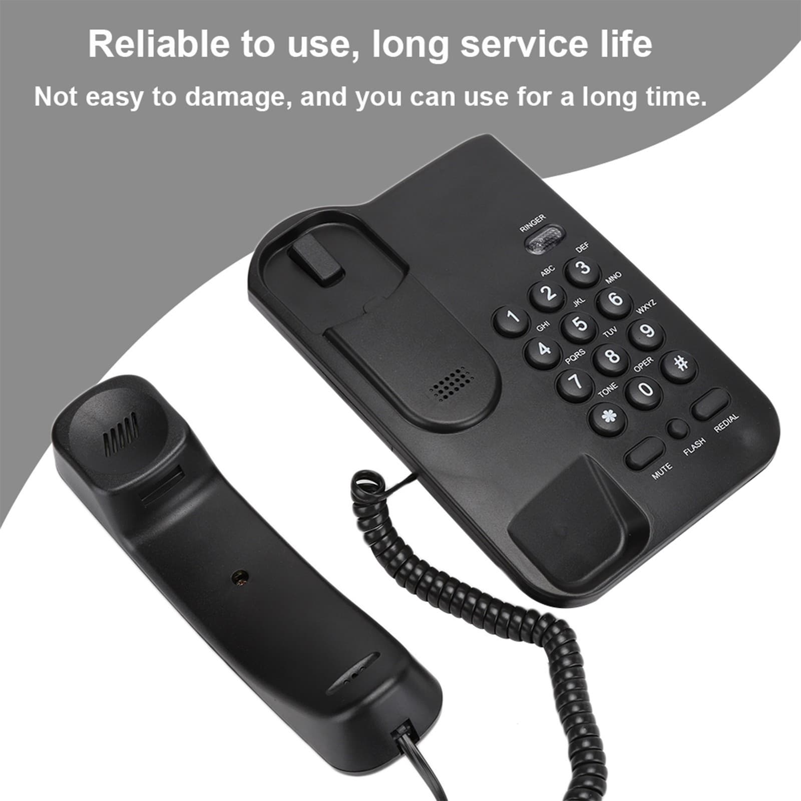 (Black)KX T3026CID English Telephone For Hotel Home Office UK Telephone Lin SG view 2