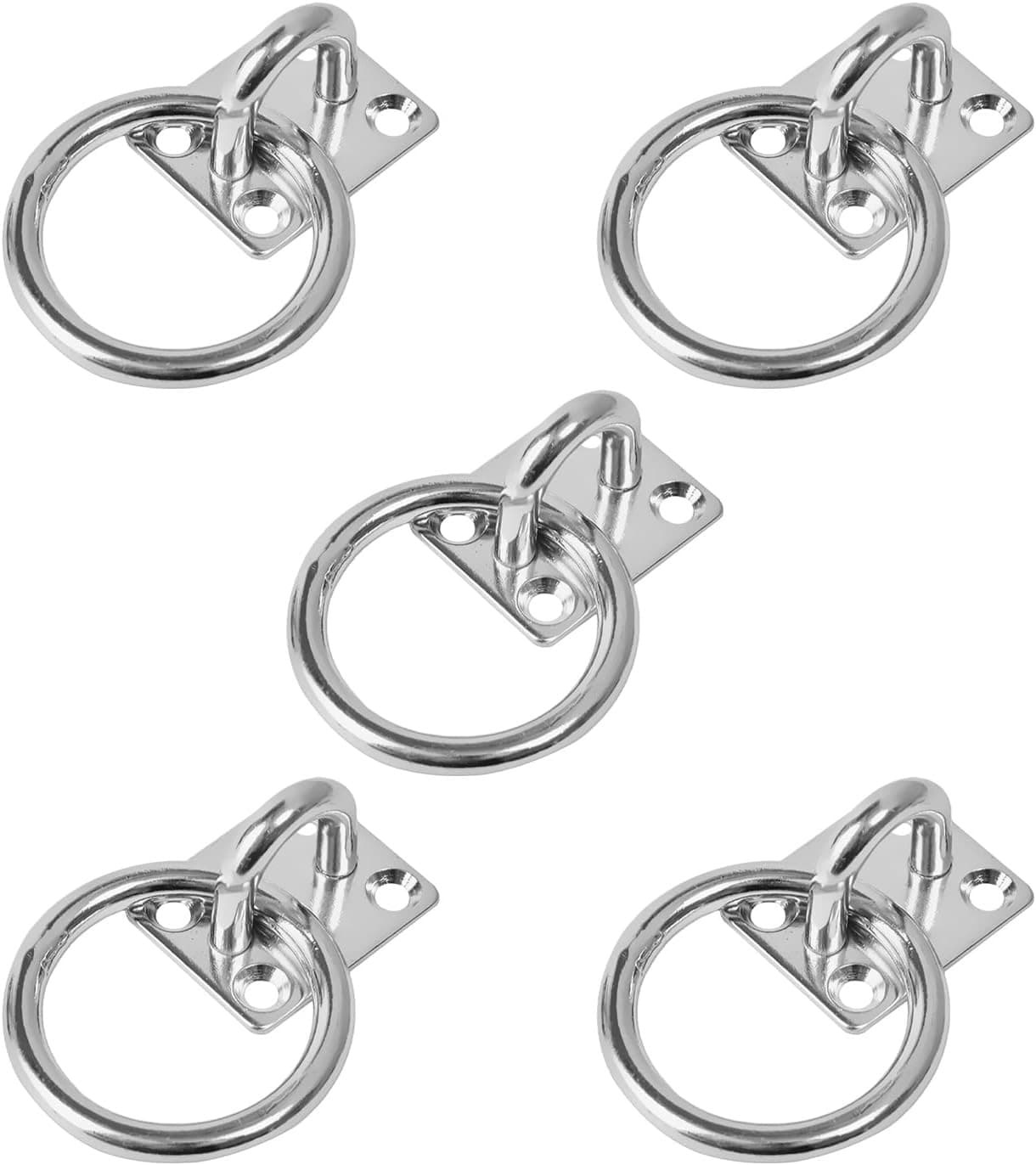 5 Pieces Stainless Steel Ring Buckle| Horse Tie Ring| Metal Fixing Ring| Ring F