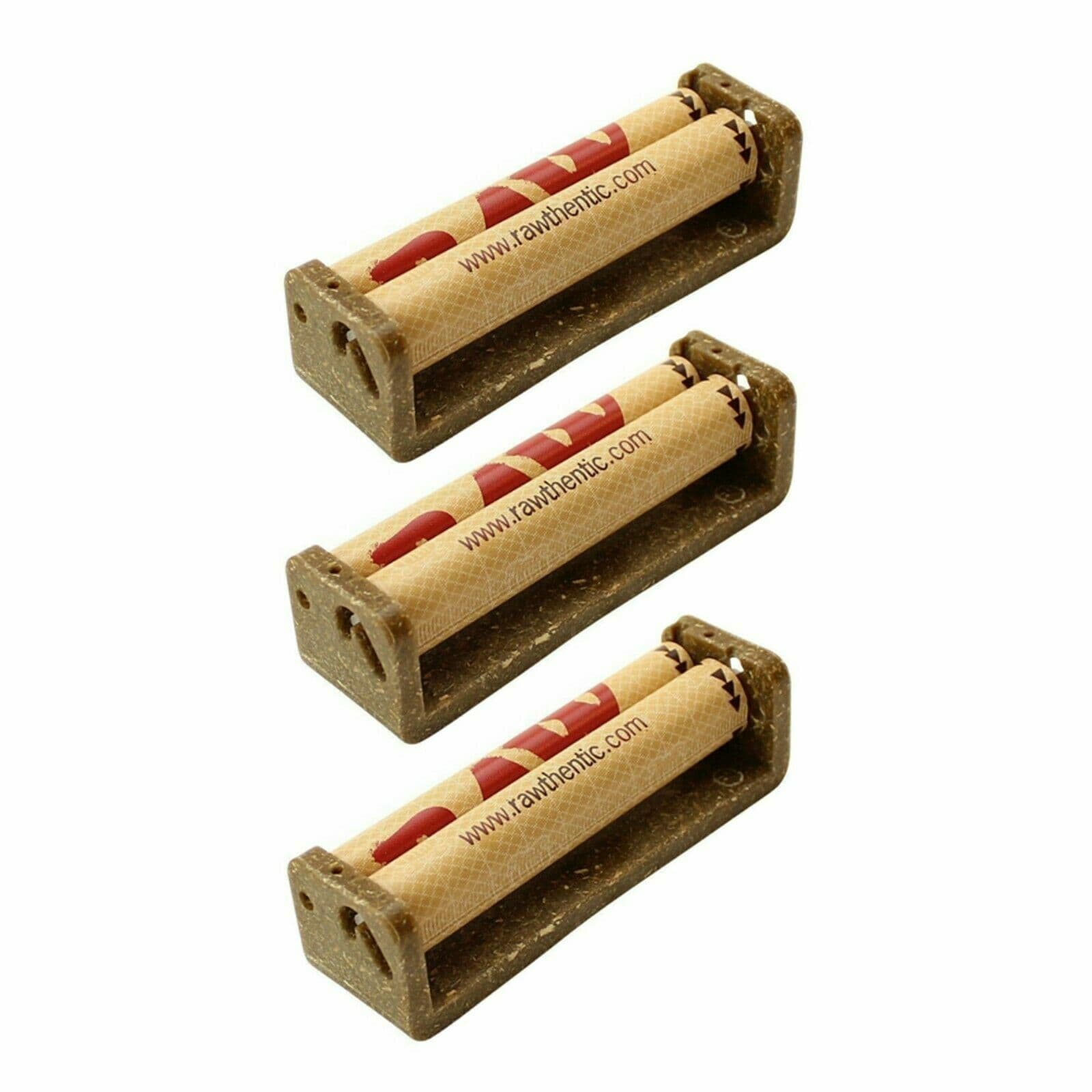 3 x RAW Hemp Plastic Rolling Machine 79mm Roller