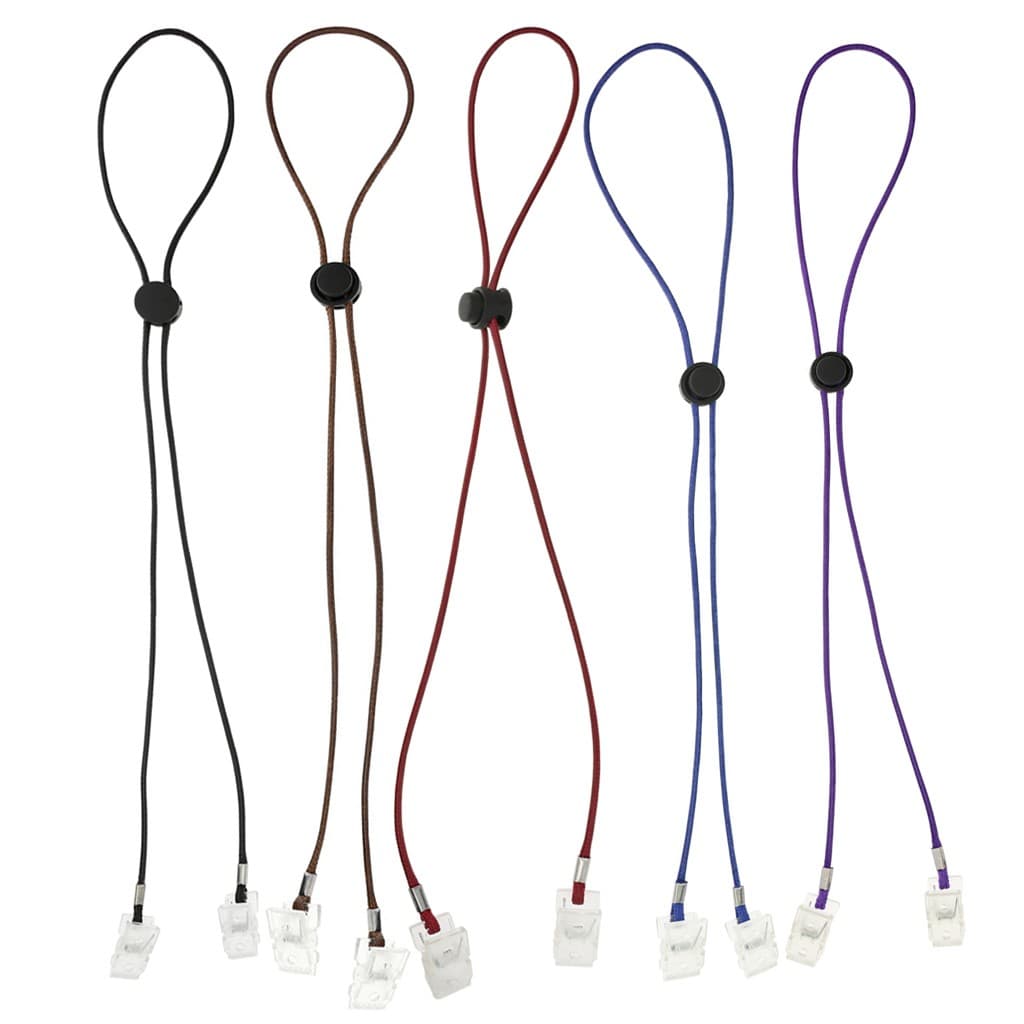5 Pieces Napkin Clip Strap Lanyard Neck Chain for Elderly Adults