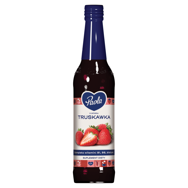 5900805000975 Paola Suplement diety o smaku truskawka 430 ml USTRONIANKA