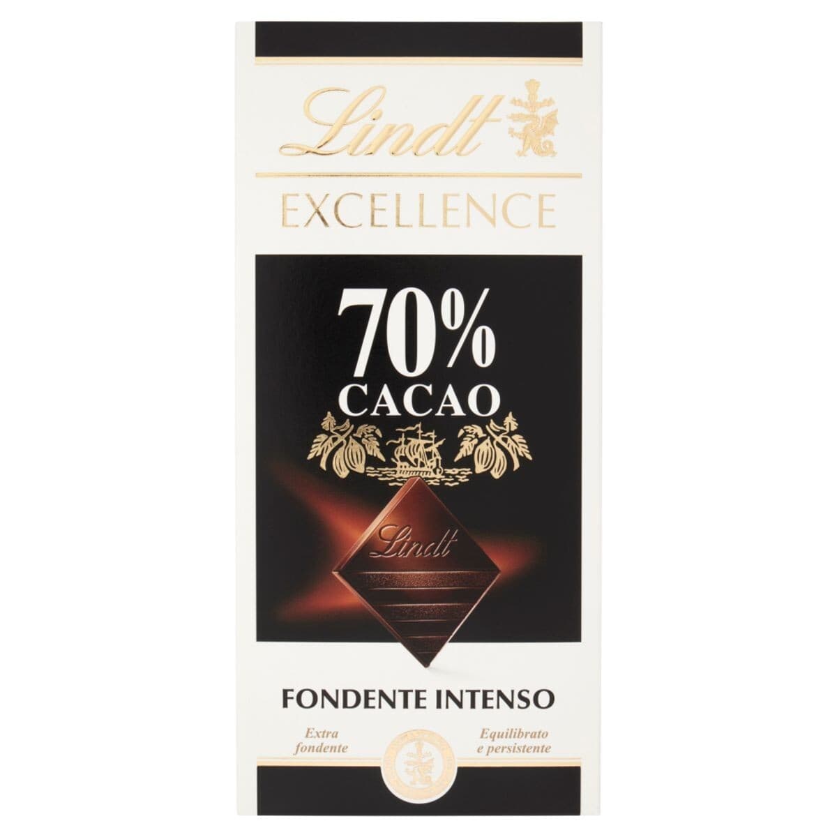 Lindt Excellence Bar Dark Chocolate 70% 100 Gr.