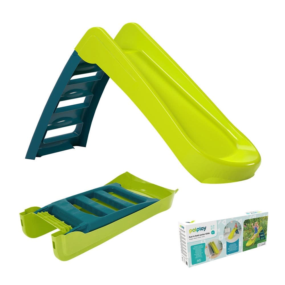 Foldable 3 Step Slide Lemon Green – Toy For Children 18+ Months