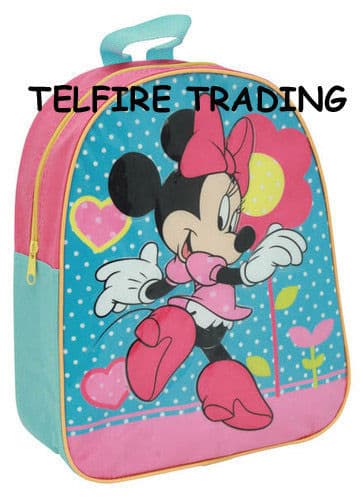 DISNEY MINNIE MOUSE JUNIOR CHILDS KIDS BACKPACK RUCKSACK SCHOOL BAG DMM-802 NEW