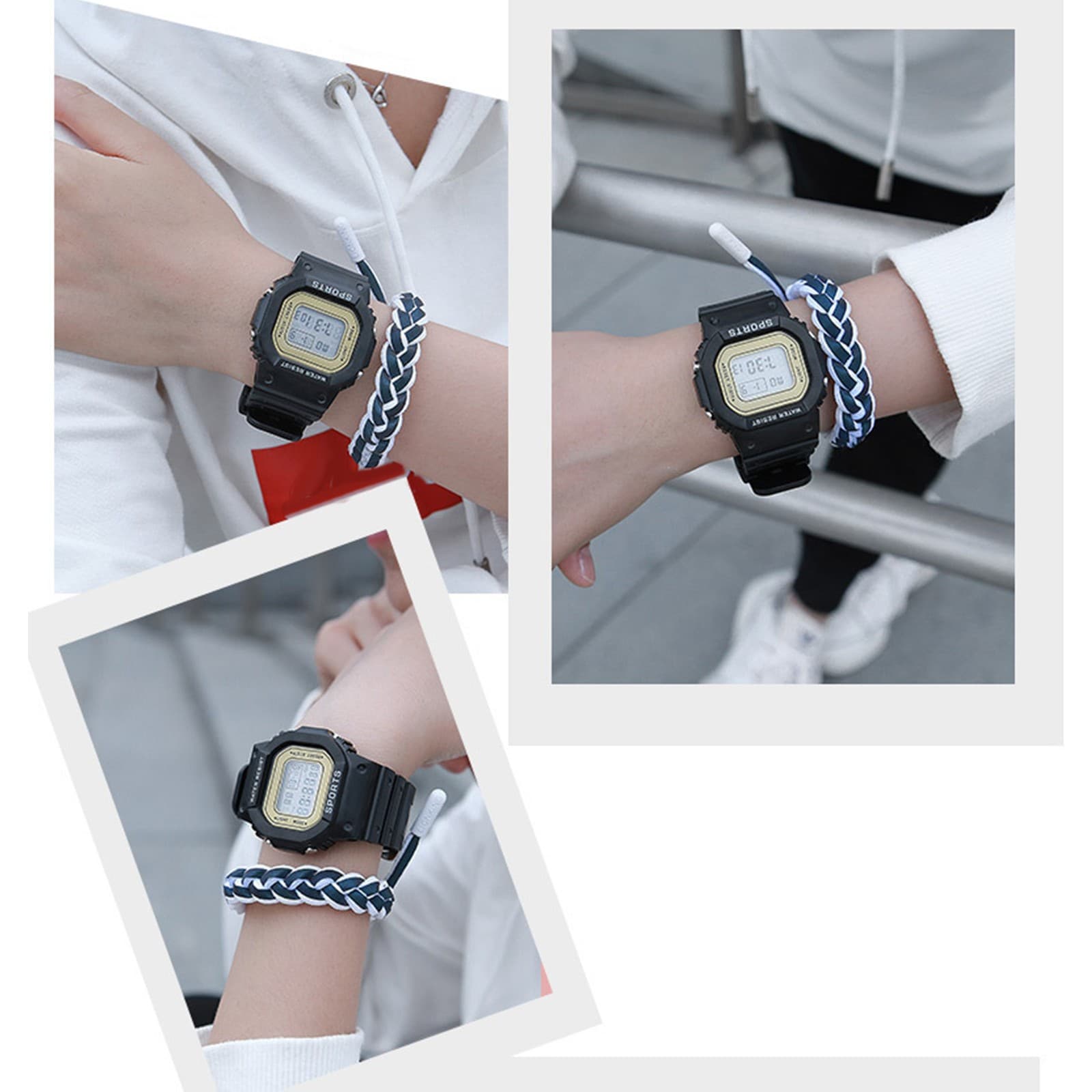 LED Sports Digital Watch Waterproof Lightweight Luminous Smartwatch For Boys Gir view 2