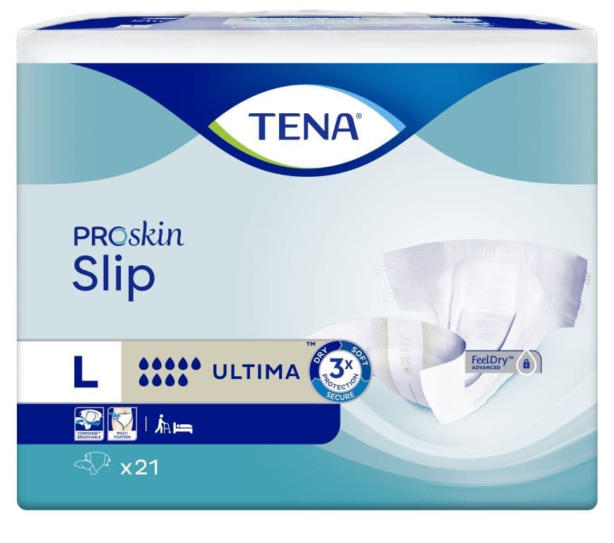Tena Slip Active Fit Ultima- 4400ml - Large - Pack of 21 Incontinence Slips view 2