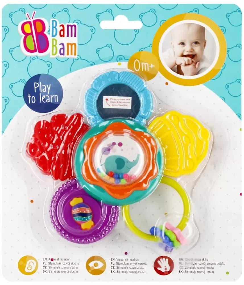 5904335876406 Zabawka na przyssawkę| kwiatuszek Bam Bam